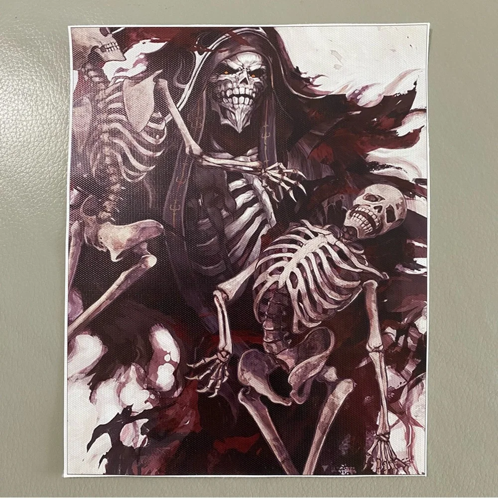 Overlord anime manga canvas Print Wall Art Home Décor 4 Pcs Unframed